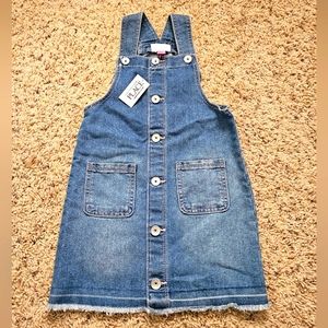 Demin overall dress NWT Fall perfection!